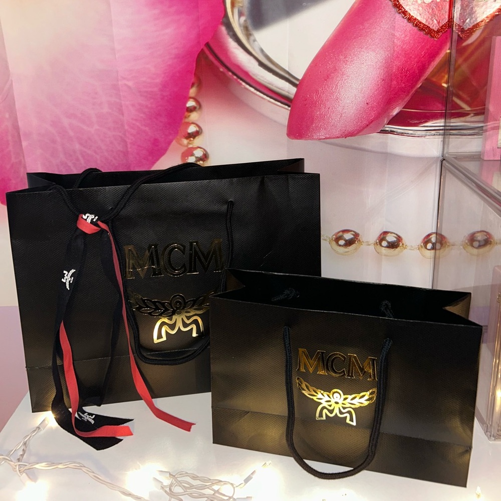 MCM Black Shopping Bags